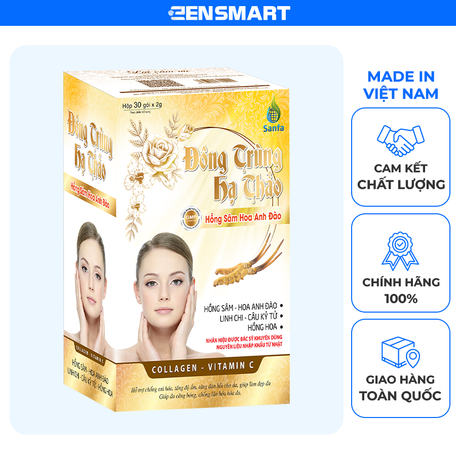 Collagen Đông Trùng Hạ Thảo Zenpali