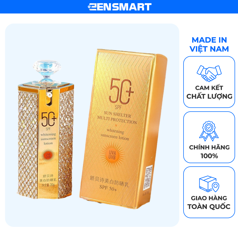 Kem Chống Nắng làm trắng da SPF50+ 30g