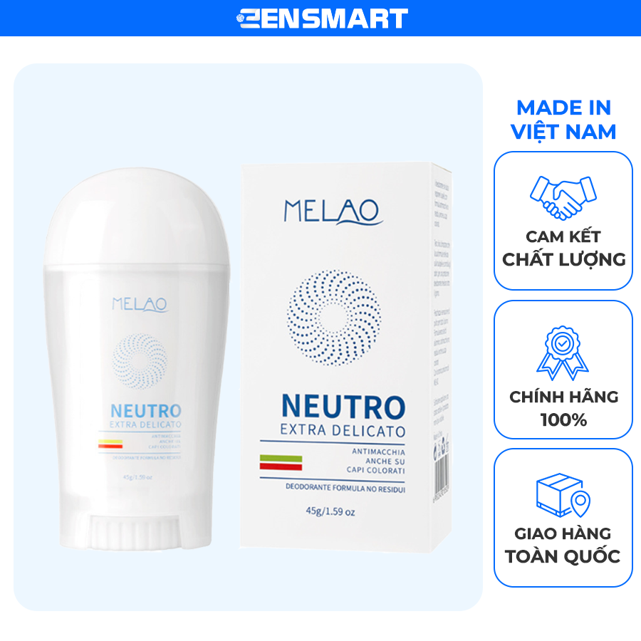 Lăn khử mùi MELAO Neutro extra delicato 45g