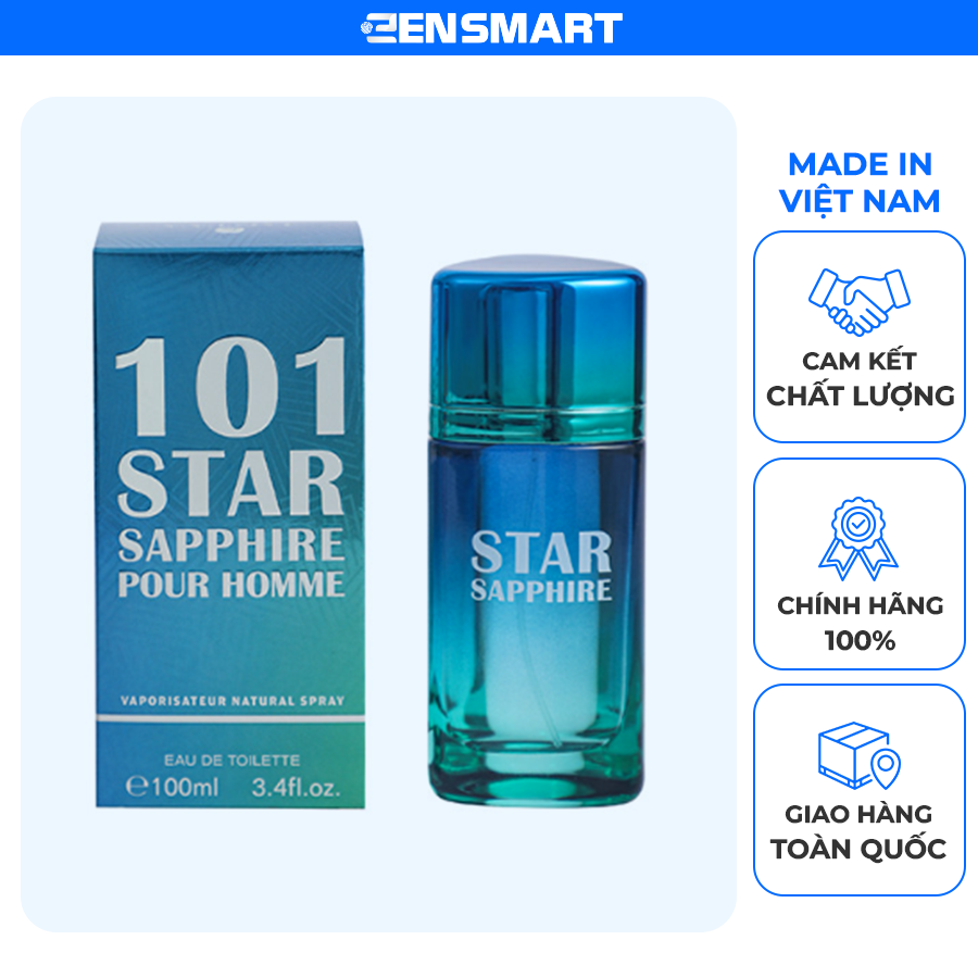 Nước Hoa Nam 101 STAR SAPPHIRE 100ml